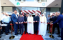 Ambassador of Qatar to Albania H E Jabor bin Ali Al Dosari with officials and guests during the inauguration ceremony. 