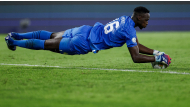 Senegal's goalkeeper #16 Edouard Mendy grabs the ball during the Africa Cup of Nations (CAN) 2024 round of 16 football match between Senegal and Ivory Coast at the Stade Charles Konan Banny in Yamoussoukro on January 29, 2024.