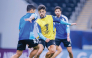 Al Shamal players during a training session ahead of their debut match at the AFC Champions League.