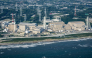 This aerial picture taken on September 4, 2015 shows units 1 to 4 (L-R) of the Chubu Electric Power Hamaoka Nuclear Power Plant in Omaezaki, Shizuoka Prefecture. (Photo by JIJI PRESS / AFP) / Japan OUT