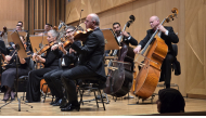 Qatar Philharmonic Orchestra team during the concert held at QNCC on Friday. PIC: Hana Ramadan/ The Peninsula