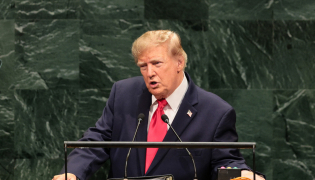  U.S. President Donald Trump speaks during the 81st session of the United Nations (U.N.) General Assembly at U.N. Headquarters on September 22, 2026 in New York City. (Photo by Michael M. Santiago / GETTY IMAGES NORTH AMERICA / Getty Images via AFP)