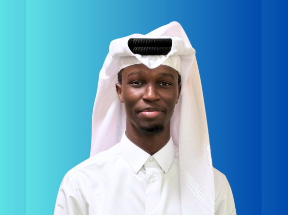 Abu Zaid Tunkara, a QIYADA ambassador and Grade 12 student