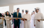 Chairman of Cardiff Indian School Dr. Hamad Al Kaabi and Principal Dr. Maneesh Mangal with other officials inaugurating the school.