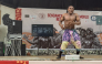 Nigerian dancer Benjamin Daniel Gabriel, 32, dances on stage to set a new world record for the longest individual dance marathon in Lagos on September 29, 2026. (Photo by Tonye Bakare / AFP)