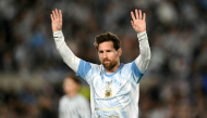 Argentina's forward #10 Lionel Messi waves to fans in Buenos Aires on October 6, 2026. (Photo by Luis Robayo / AFP)