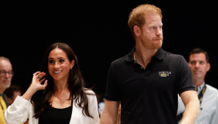 Britain's Meghan, Duchess of Sussex and Britain's Prince Harry, Duke of Sussex, arrive at the 2023 Invictus Games in Duesseldorf, western Germany on September 13, 2023. Photo by Odd ANDERSEN / AFP