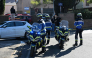 French gendarmes stand in front of Joseph-Lakanal high school after a headmaster was injured by a hunting rifle shot and a teenager was arrested in Aubagne, southern France, on October 12, 2026. (Photo by Miguel MEDINA / AFP)
