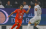 Al Duhail's Tahseen Mohammed Jamshid (left) and Al Sadd's Sekou Oumar Yansane in action.