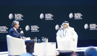Deputy Prime Minister and Minister of State for Defence Affairs H E Sheikh Saoud bin Abdulrahman bin Hassan bin Ali Al Thani speaking at the Global Security Forum yesterday