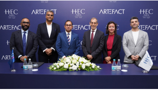 Officials from the two entities during the signing of the agreement.