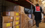 Kenya Red Cross warehouse personnel inspect batches of medical kits before before deployment as efforts to contain rising cases of Ebola ramp up in the Kenyan capital Nairobi on October 19, 2026. (Photo by Tony KARUMBA / AFP)