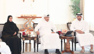 Speaker H E Hassan bin Abdullah Al Ghanim and other officials at the event.