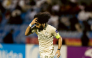 Al Sadd's Akram Afif celebrates after scoring a goal against Al Qadsiah, yesterday.
