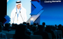 Minister of State for Foreign Trade H E Dr. Ahmad bin Mohammed Al Sayed addressing the forum.