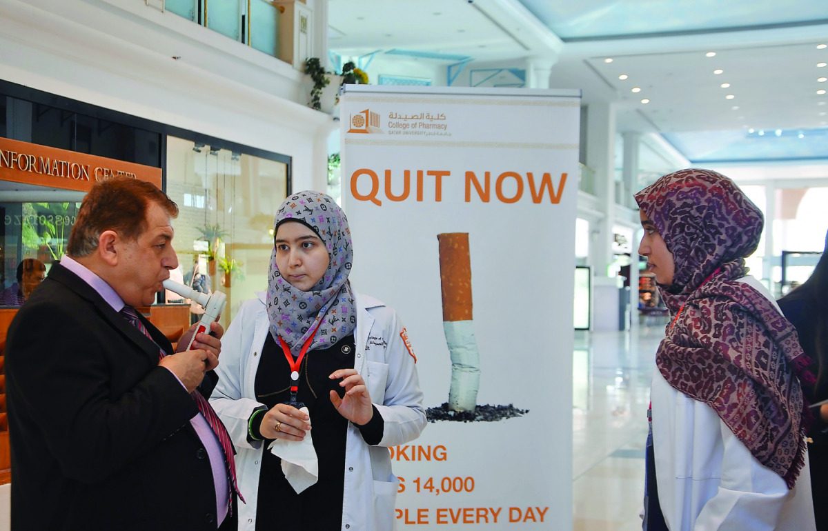 Students at QUCPH hold yet another smoking cessation event The