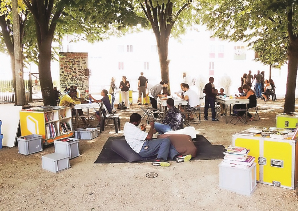 ‘Ideas Box’, one of the winning projects, is a mobile education unit to support refugees and other vulnerable populations. It was also a 2014-15 WISE Accelerator project.