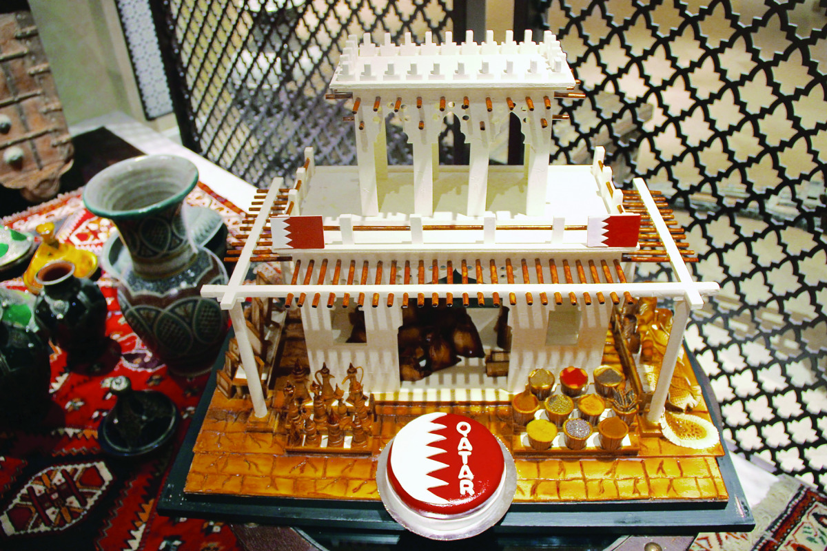 Shangri-La Doha has designed a special cake in the national colours with a replica of a traditional Qatari building. The last date for placing orders is November 18.