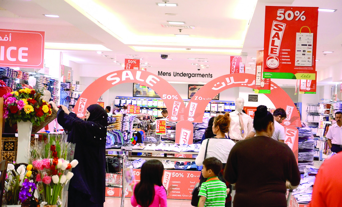 Shoppers during the Lulu Summer Sale at one of its outlets.