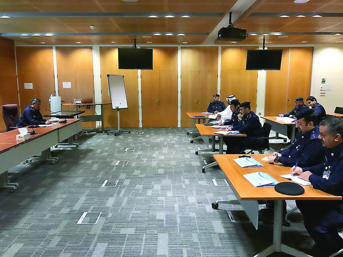 Ministry of Interior officers attending the workshop on “art of dealing with media.” 