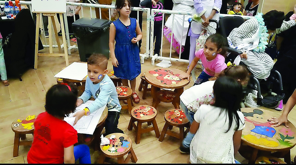 Children at the programme.