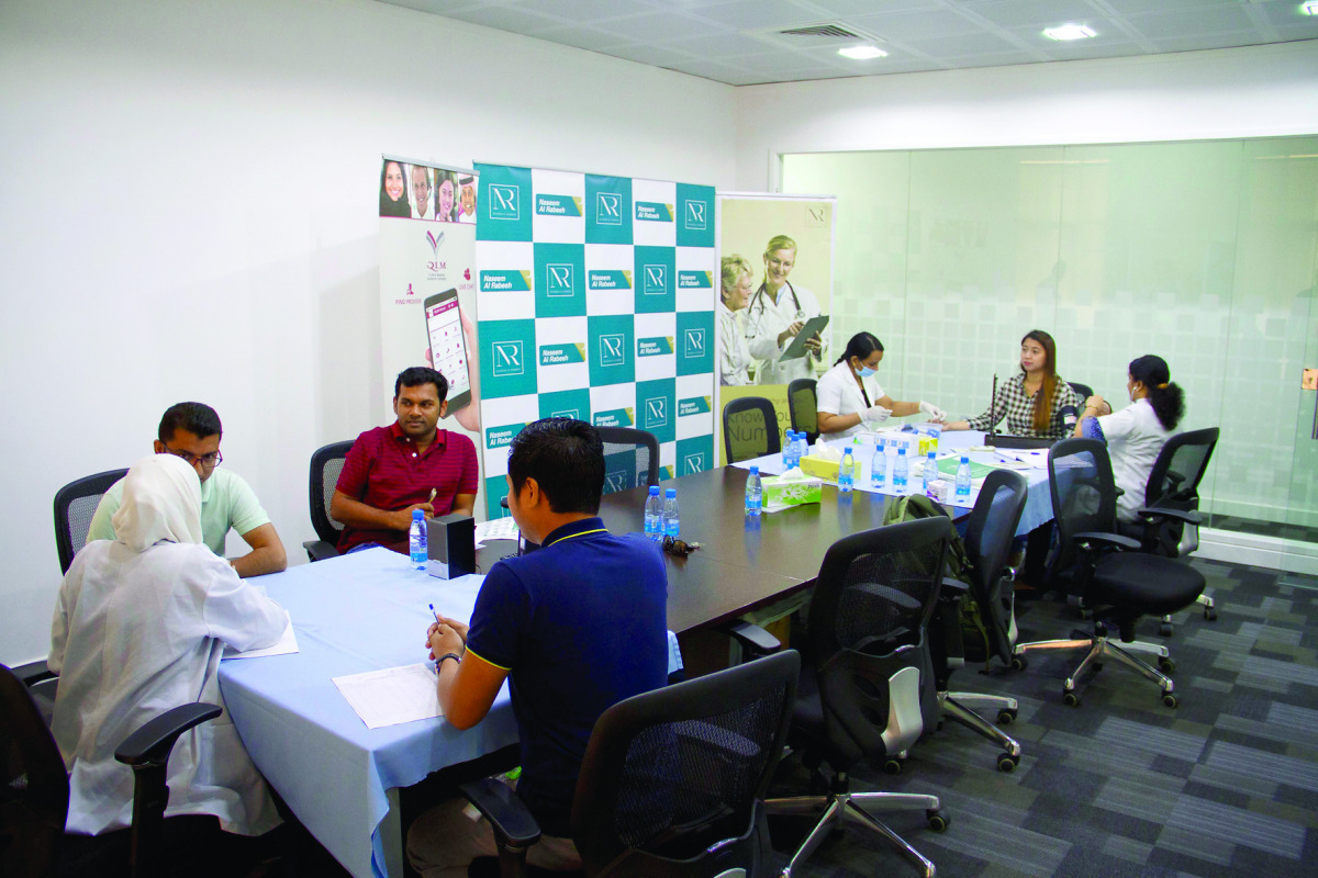 GWC employees get a free health check.
