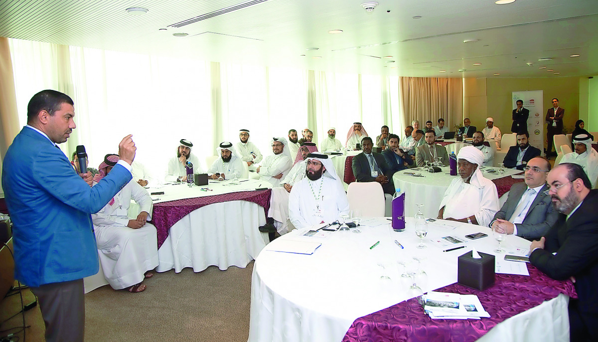 RAF officials with the trainees of other humanitarian organisations participating in a workshop at Torch Hotel yesterday. 
