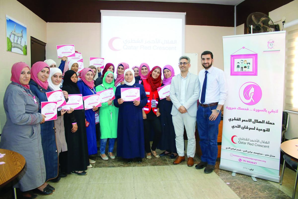 Volunteers and participants of the campaign.