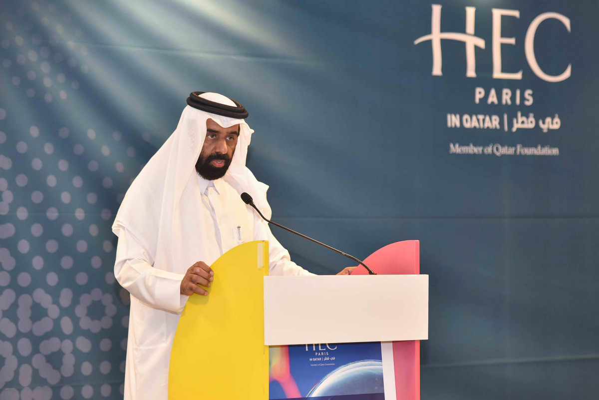 H E Dr. Saleh bin Mohammed Al Nabit, Minister of Development Planning and Statistics