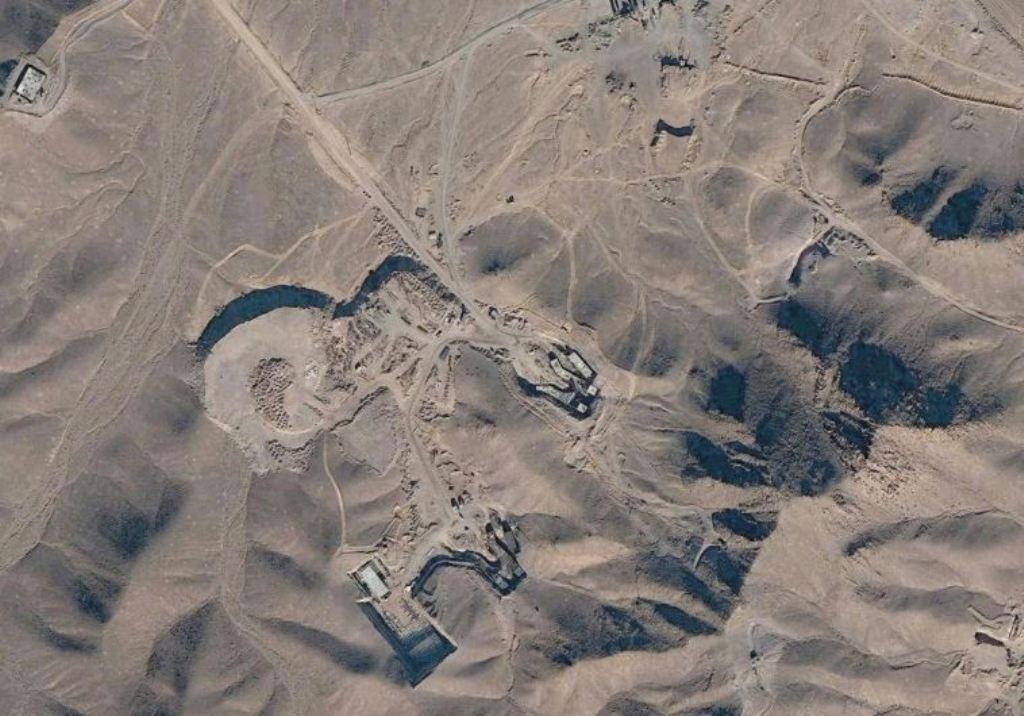 A SATELLITE view of Iran's Fordow nuclear plant.. (photo credit:GOOGLE)