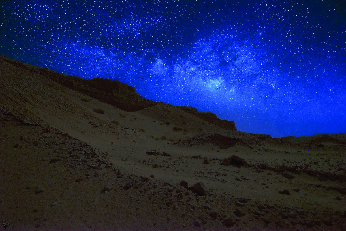 A star-speckled sky above the desert. pic Baher Amin/The Peninsula