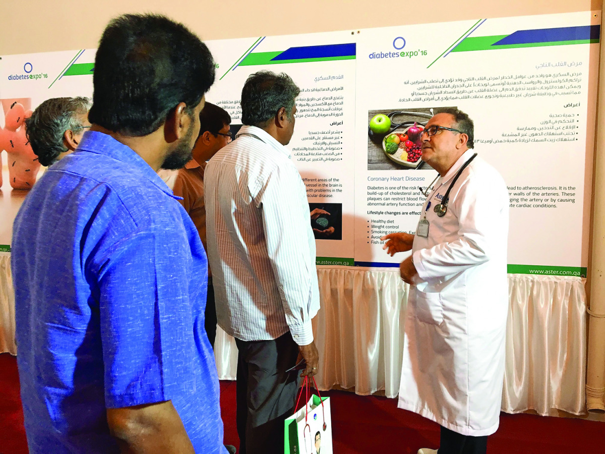 Visitors at the Diabetes Expo' 16.