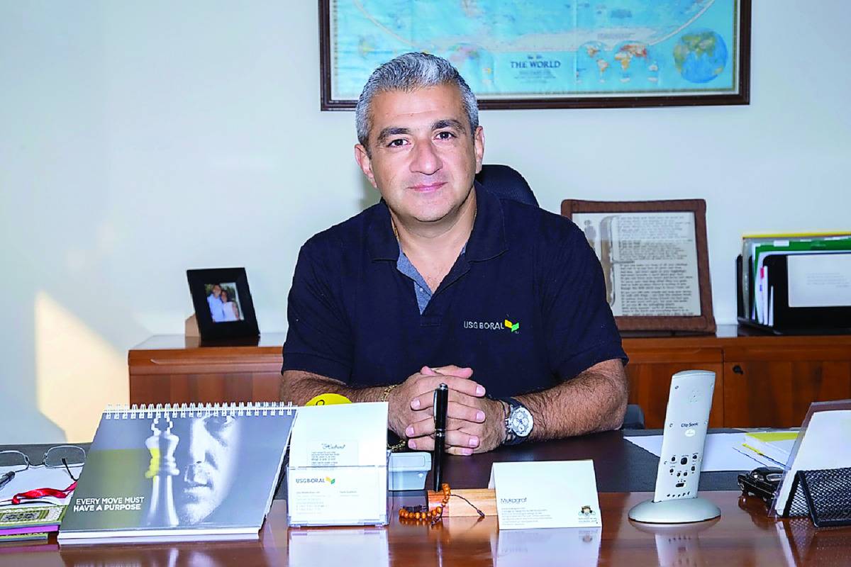 Fares Saghbini, Managing Director of USG Boral ME. 