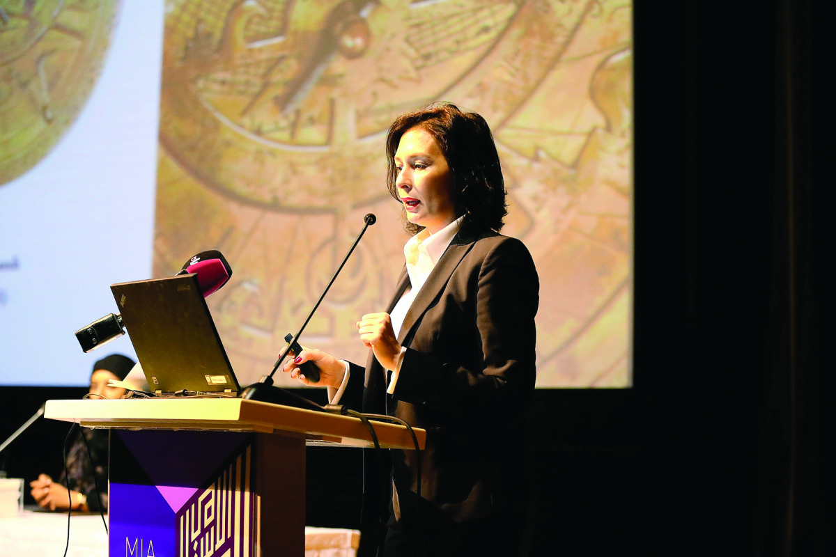 Dr Jelena Trkulja, Director of Education at Qatar Museums, speaking at the first-ever Teachers Council event on Sunday at the Museum of Islamic Art Auditorium. 