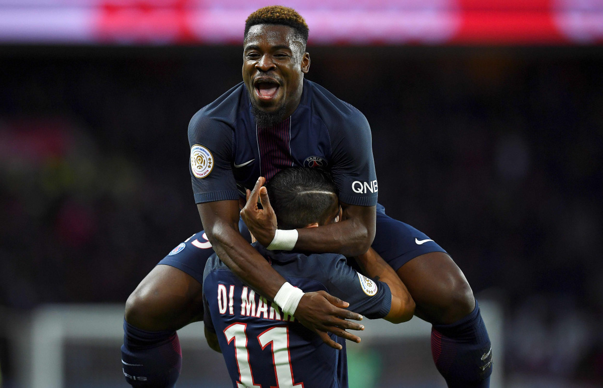 Paris Saint-Germain's Ivorian defender Serge Aurier (AFP / FRANCK FIFE)
