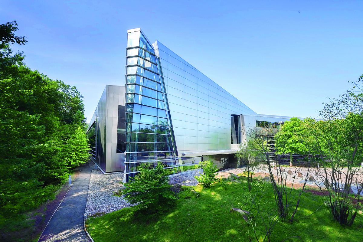 The IBM headquarters building located at Armonk, New York.