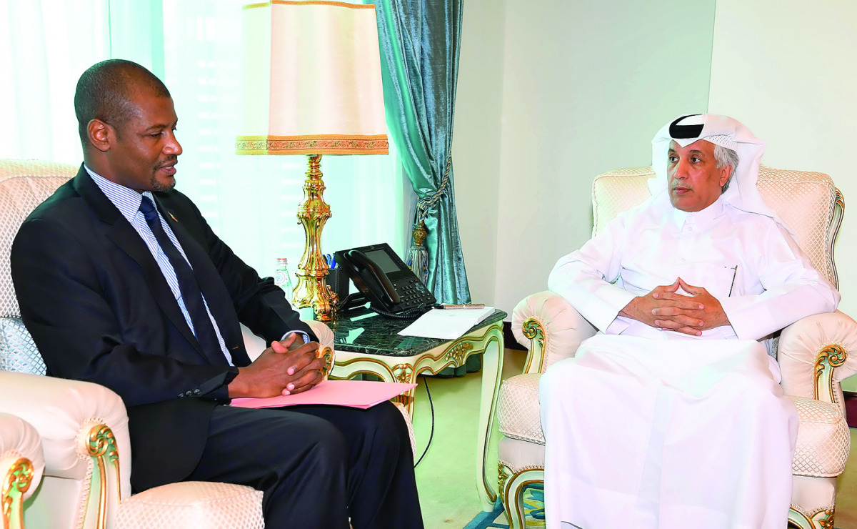 Emir H H Sheikh Tamim bin Hamad Al Thani received a verbal message from President of the Central African Republic (CAR), Faustin-Archange Touadera, pertaining to bilateral relations and means of boosting and developing them. The Central African Republic's