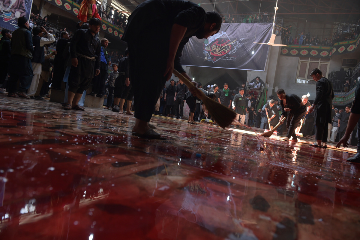 File photo of a site where Gunmen killed 14 in Kabul in an attack on Shiites marking Ashura. 