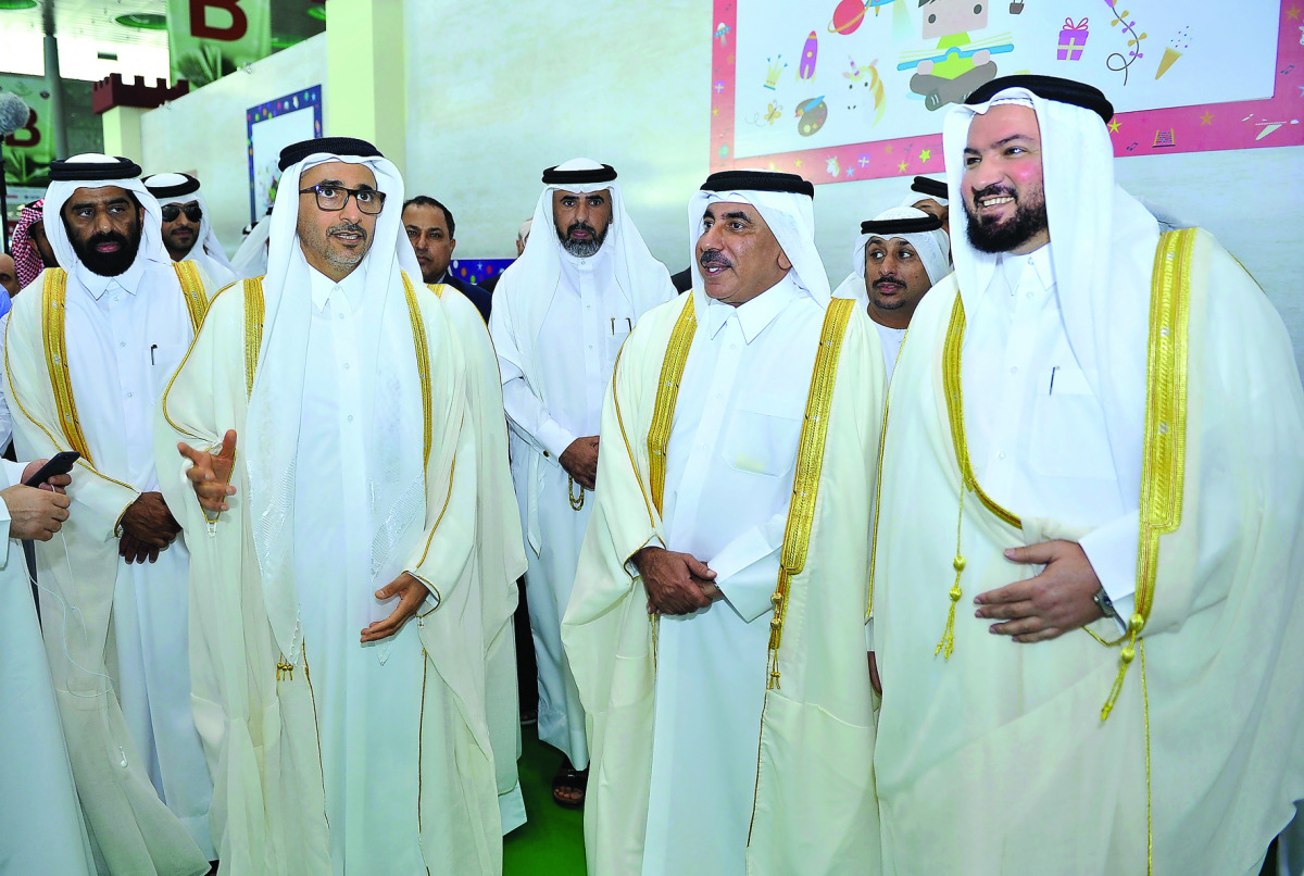 H E Salah bin Ghanem bin Nasser Al Ali, Minister of Culture and Sports; H E Dr Saleh bin Mohammed Al Nabit, Minister of Development Planning and Statistics; H E Jassim Saif Ahmed Al Sulaiti, Minister of Transport and Communications; and H E Dr Ghaith bin 
