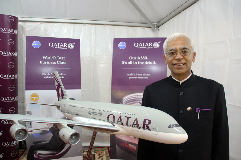 Sanjiv Arora (Photo courtesy: Qatar Airways / Flickr) 