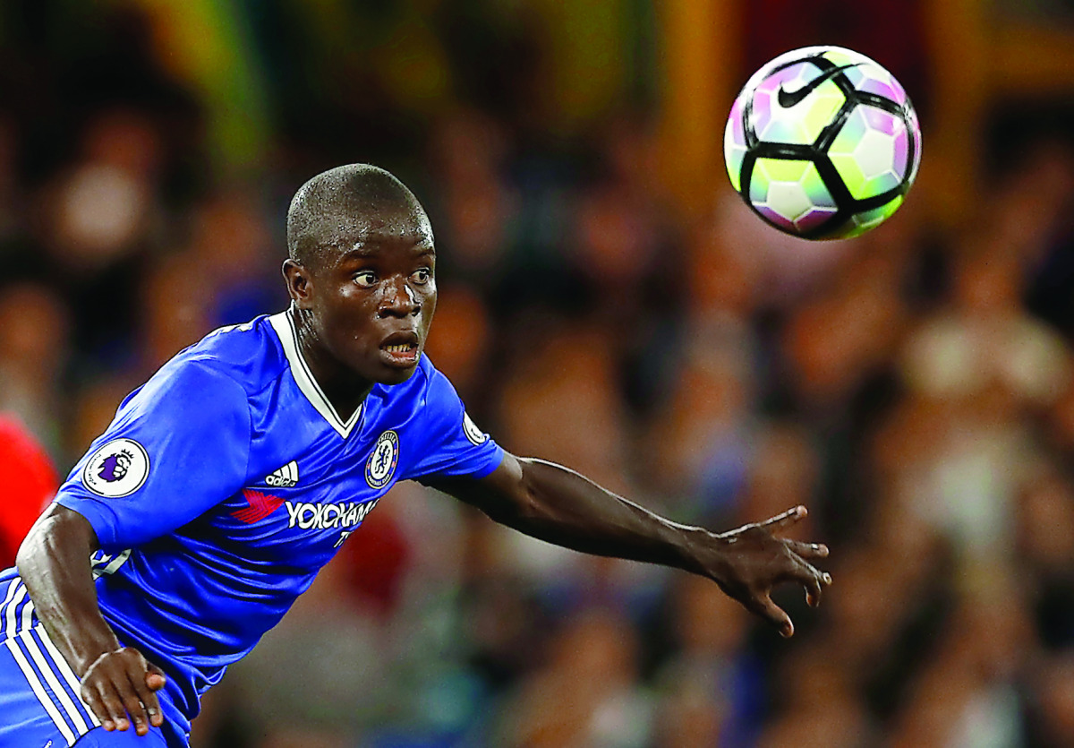 Chelsea's midfielder N'Golo Kante 