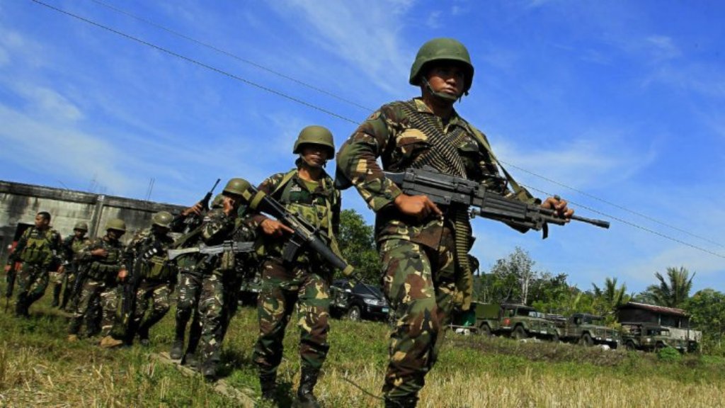 © Mark Navales, AFP | Archival picture shows Philippine soldiers on an operation against Islamic militants in the southern Philippine island of Mindanao on March 1, 2016.
