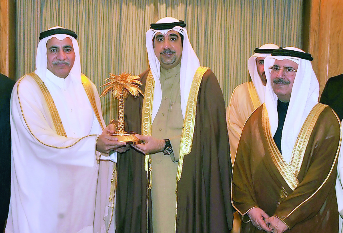 Under-secretary of Bahrain's Ministry of Foreign Affairs, Abdulla Abdullatif Abdullah, held a farewell ceremony for departing Qatari Ambassador in Bahrain, Sheikh Jassim bin Mohammed bin Saoud Al Thani, yesterday. 

