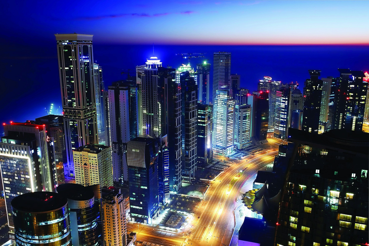 A resplendent Doha looks like a crystal city after some foggy days. Pic: Shabeerali Madalan
