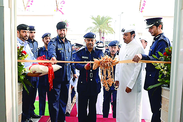 Brigadier Mohammed Ahmed Al Atiq, Assistant Director General of the Department of Border, Passport and Expatriates Affairs, opening the new facility at the Search and Follow Up Department yesterday.