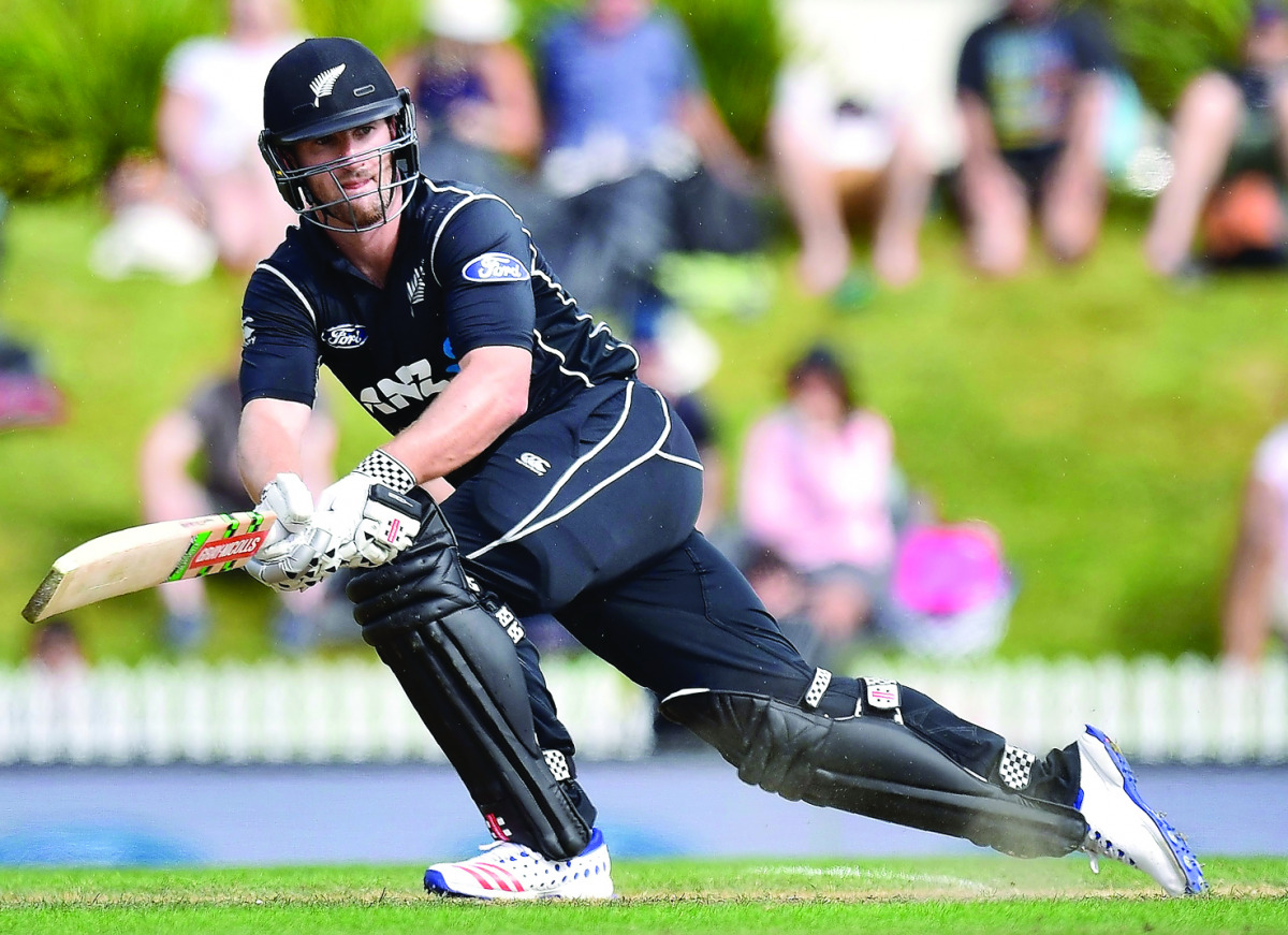 New Zealand's Neil Broom bats during their third ODI against Bangladesh at Saxton Oval in Nelson, New Zealand yesterday.