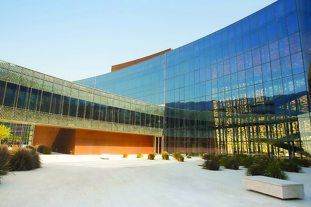 The new NU-Q building in Education City.