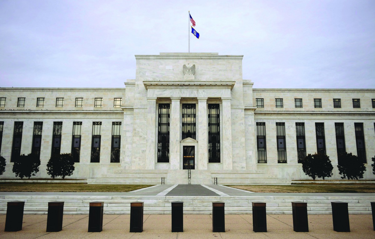 The US Federal Reserve building in Washington, DC.