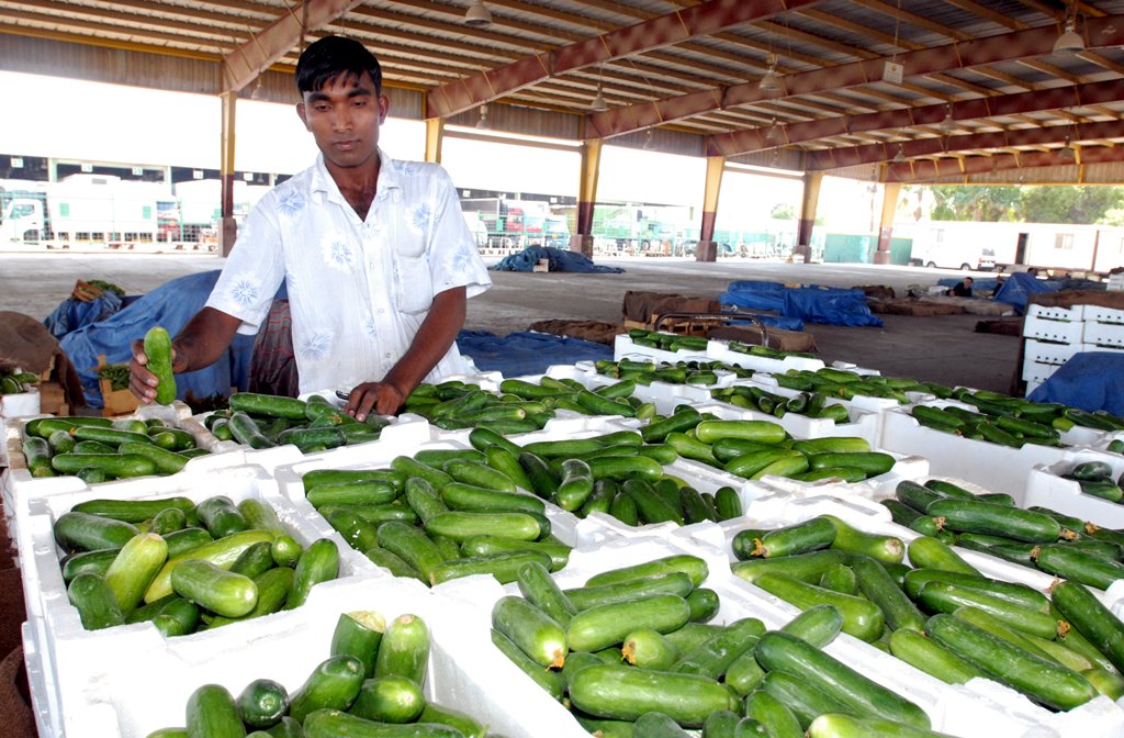 File photo of the central vegetable market used for reference only. 