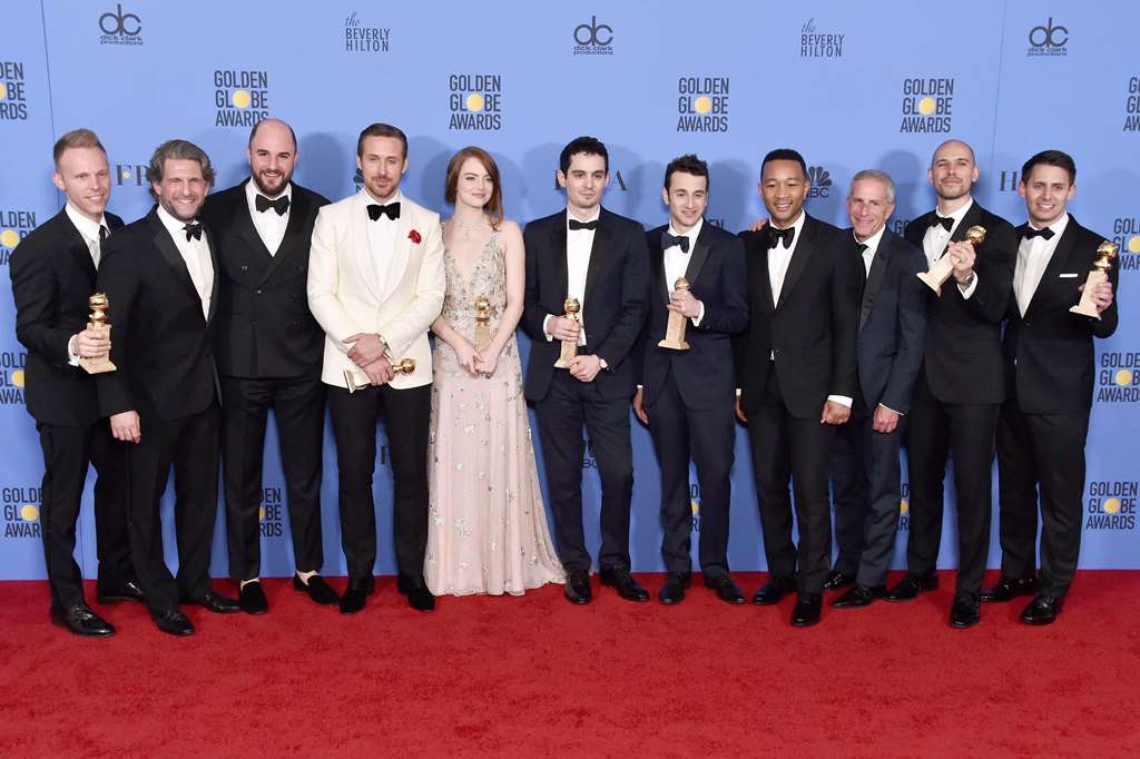 (L-R) The cast and crew of 